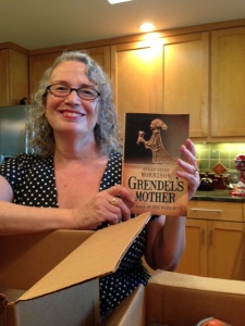 Here I am holding my first copy.