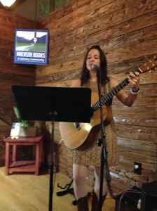 Sarah McSweeney. She is a gorgeous singer: so moving and lyrical. Thank you, Sarah!