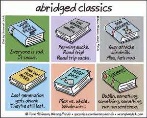abridged classics. Where's Beowulf?