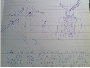 Student of Dutch Anglo-Saxonist drew this great image.